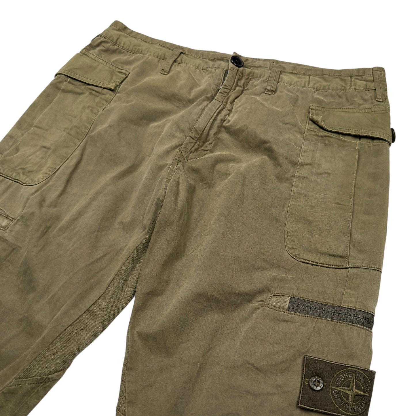 A/W 17 Stone Island Ghost Cargo Trousers - Khaki