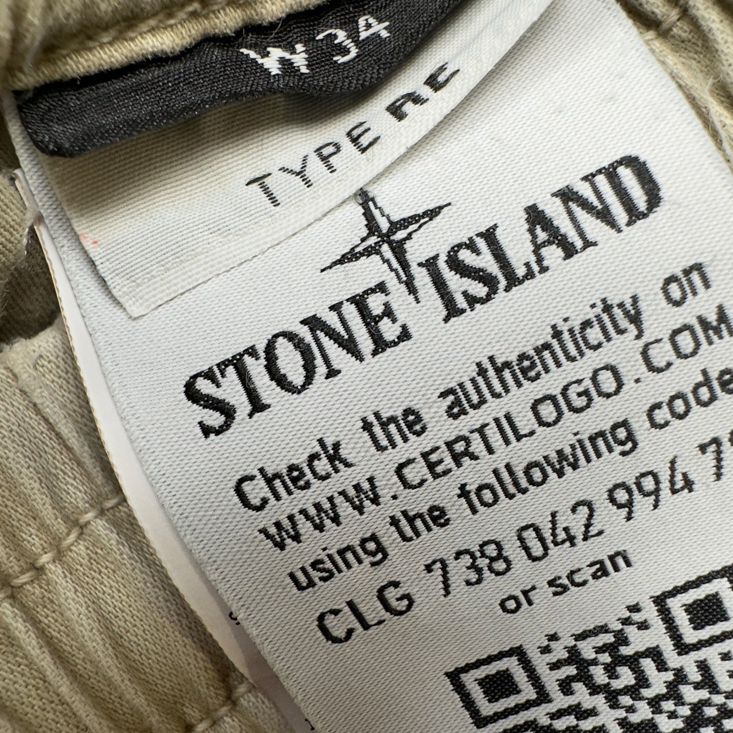 S/S 20 Stone Island Cargo Shorts - Light Beige