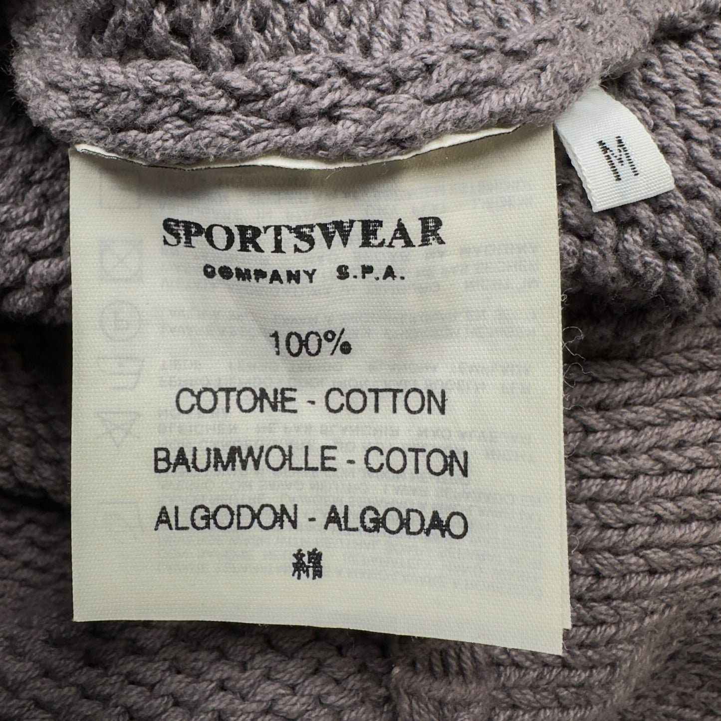 S/S 00 Stone Island Heavy Knitted Quarter Zip