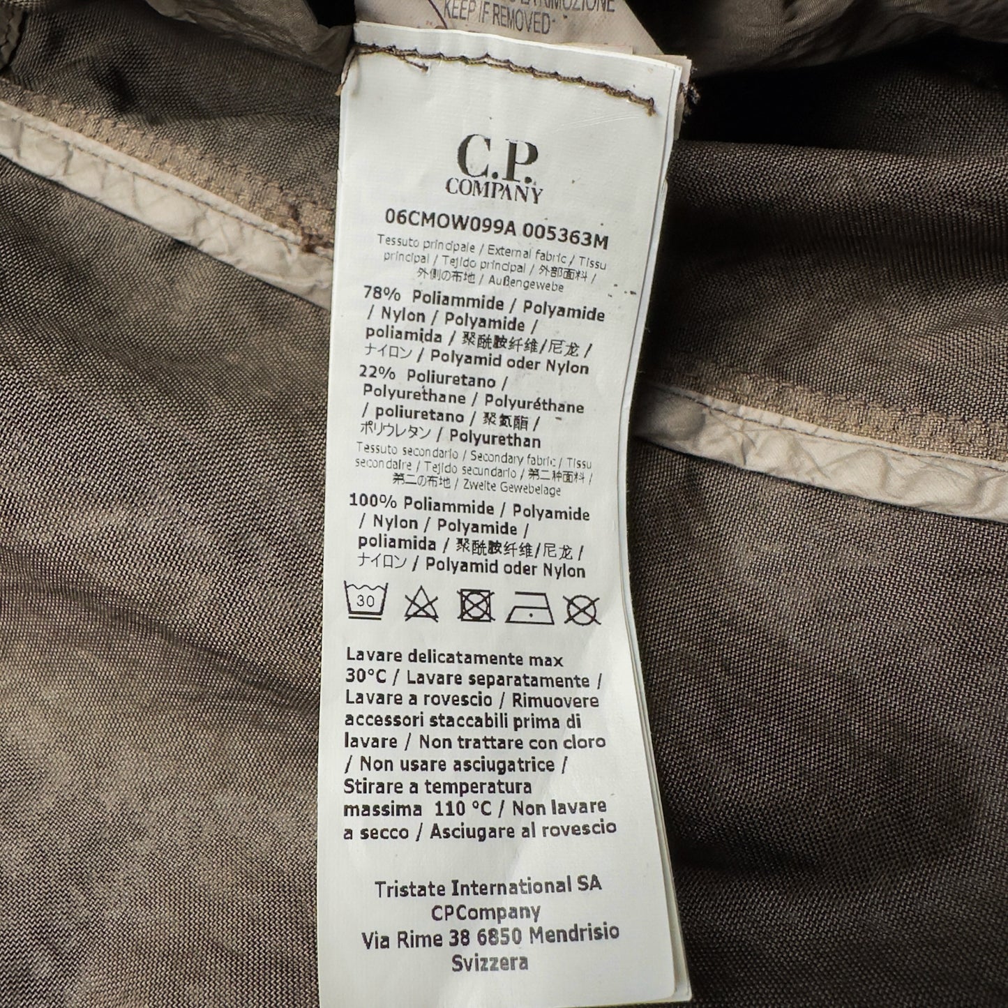 C.P. Company Quartz La Mille Goggle Jacket - Brown