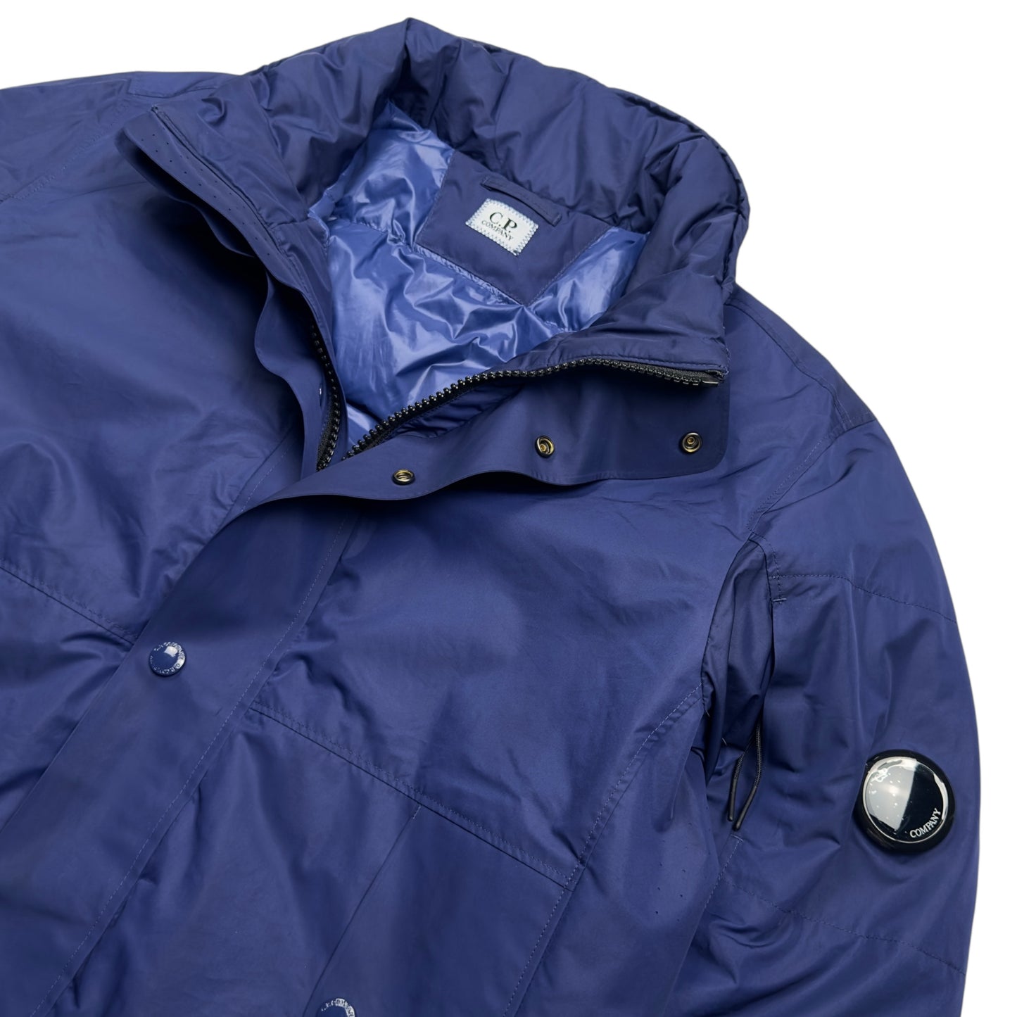 C.P. Company Micro M Down Jacket - Navy