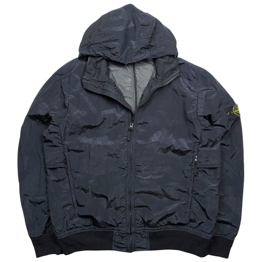 S/S 16 Stone Island Nylon Metal Tyvek Shield Jacket - Navy