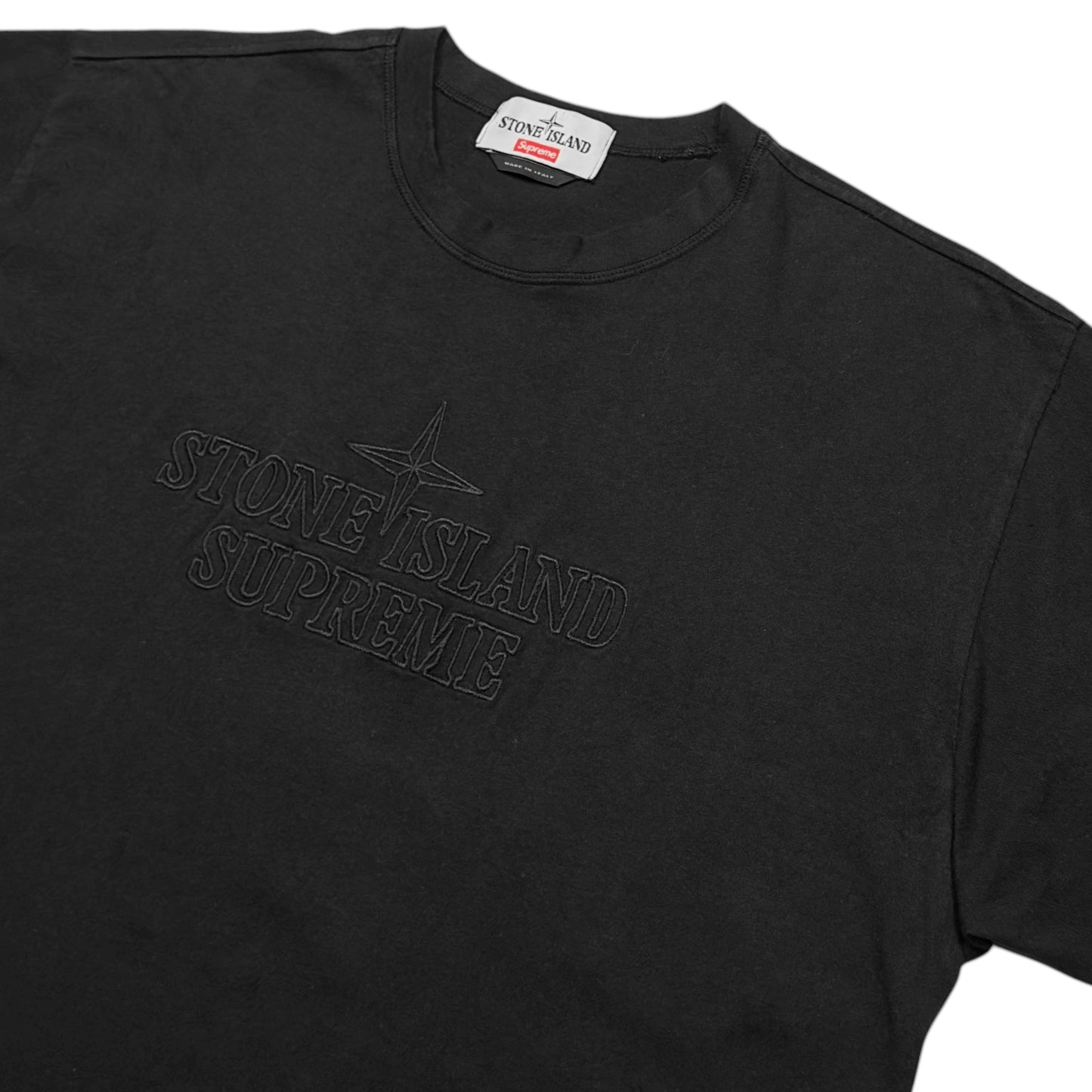 A/W 20 Stone Island X Supreme T-Shirt - Black