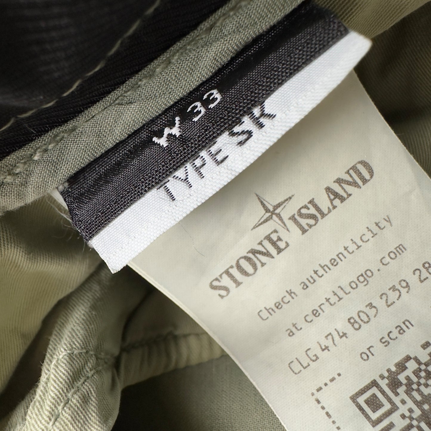 Stone Island Cargo Trousers - Sage Green