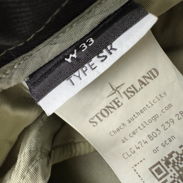 Stone Island Cargo Trousers - Sage Green