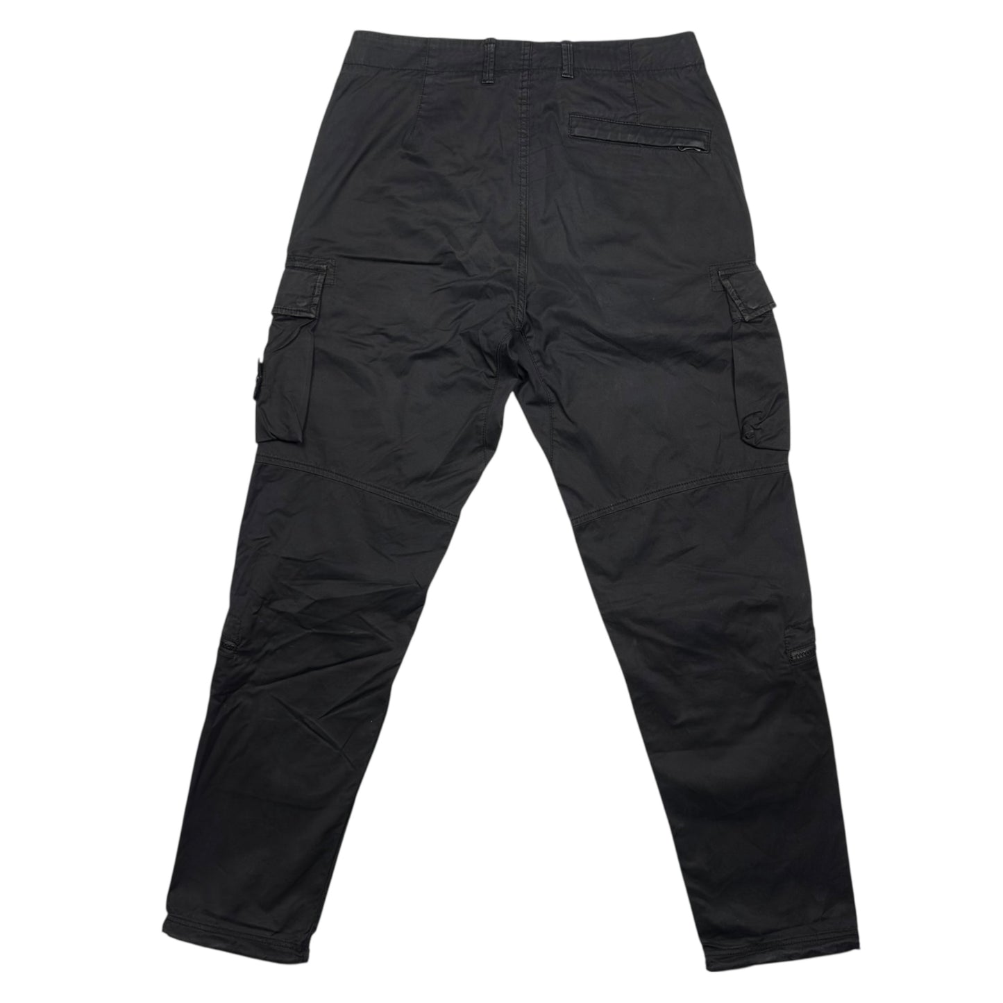 S/S 21 Stone Island Cargo Trousers - Black