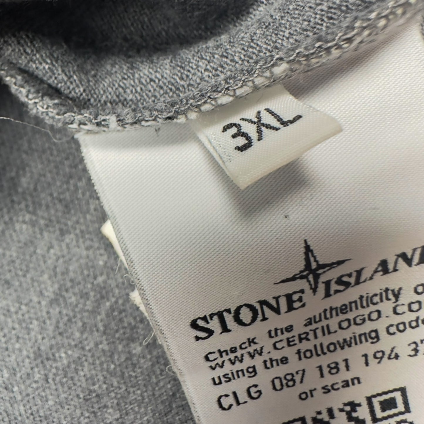 A/W 15 Stone Island Long Sleeve Regular Fit Polo Shirt - Dark Grey