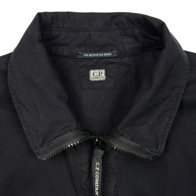 C.P. Company Metropolis Garbadine Overshirt - Black