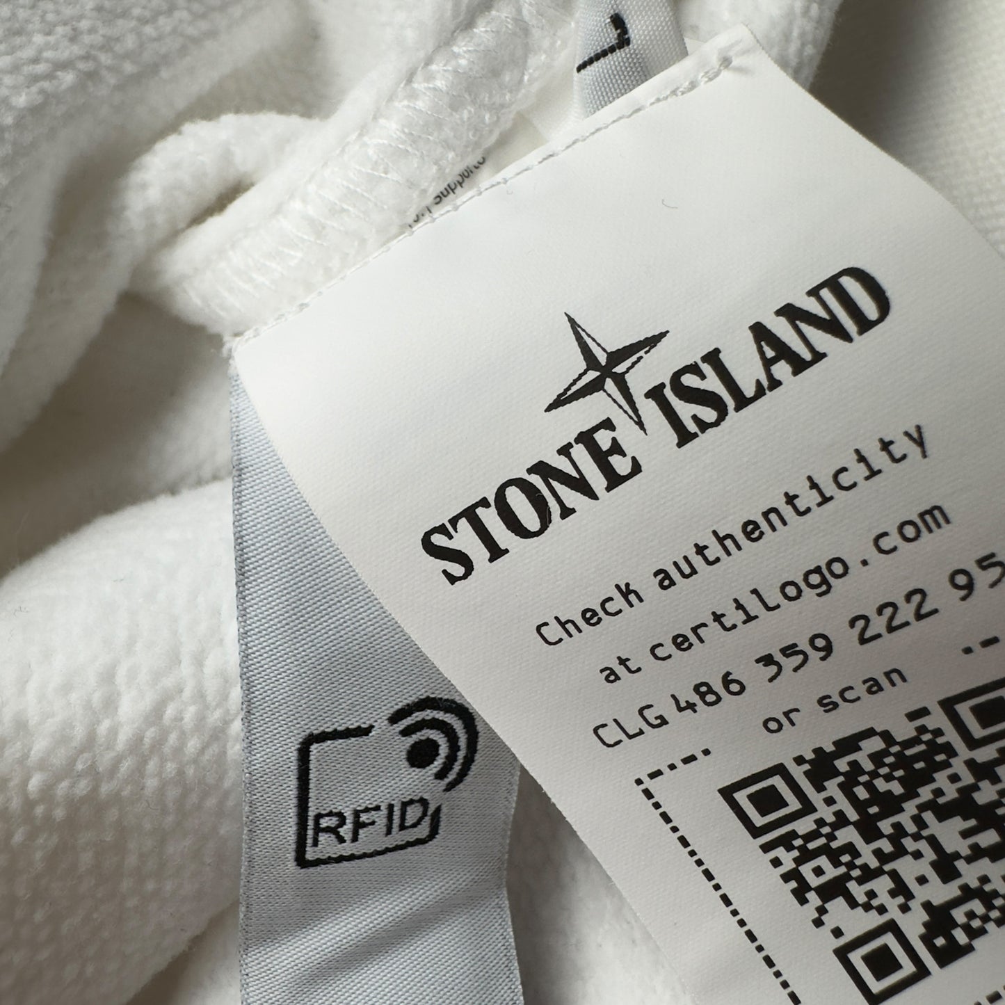 A/W 22 Stone Island Crewneck Sweater - White