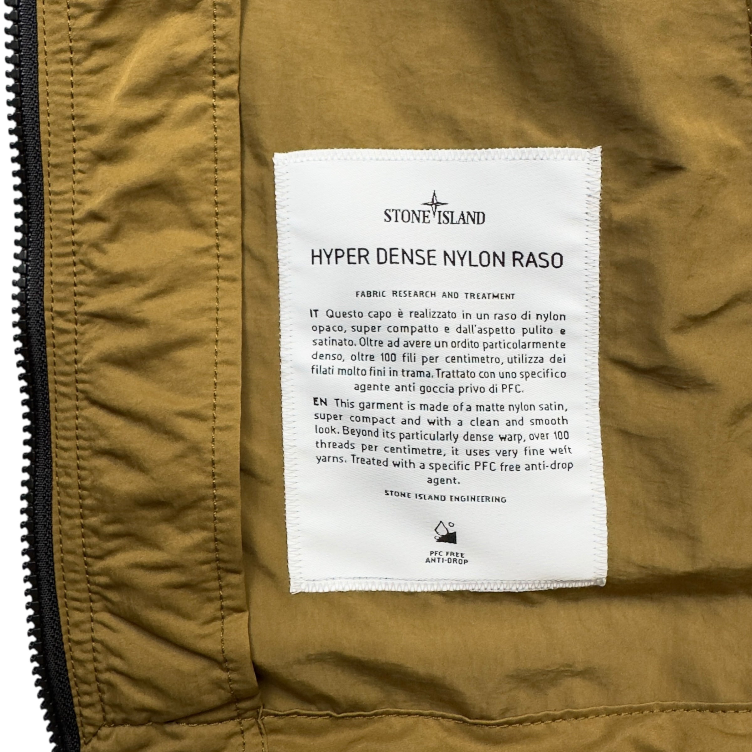 S/S 23 Stone Island Hyper Dense Nylon Raso Hooded Jacket – Dans