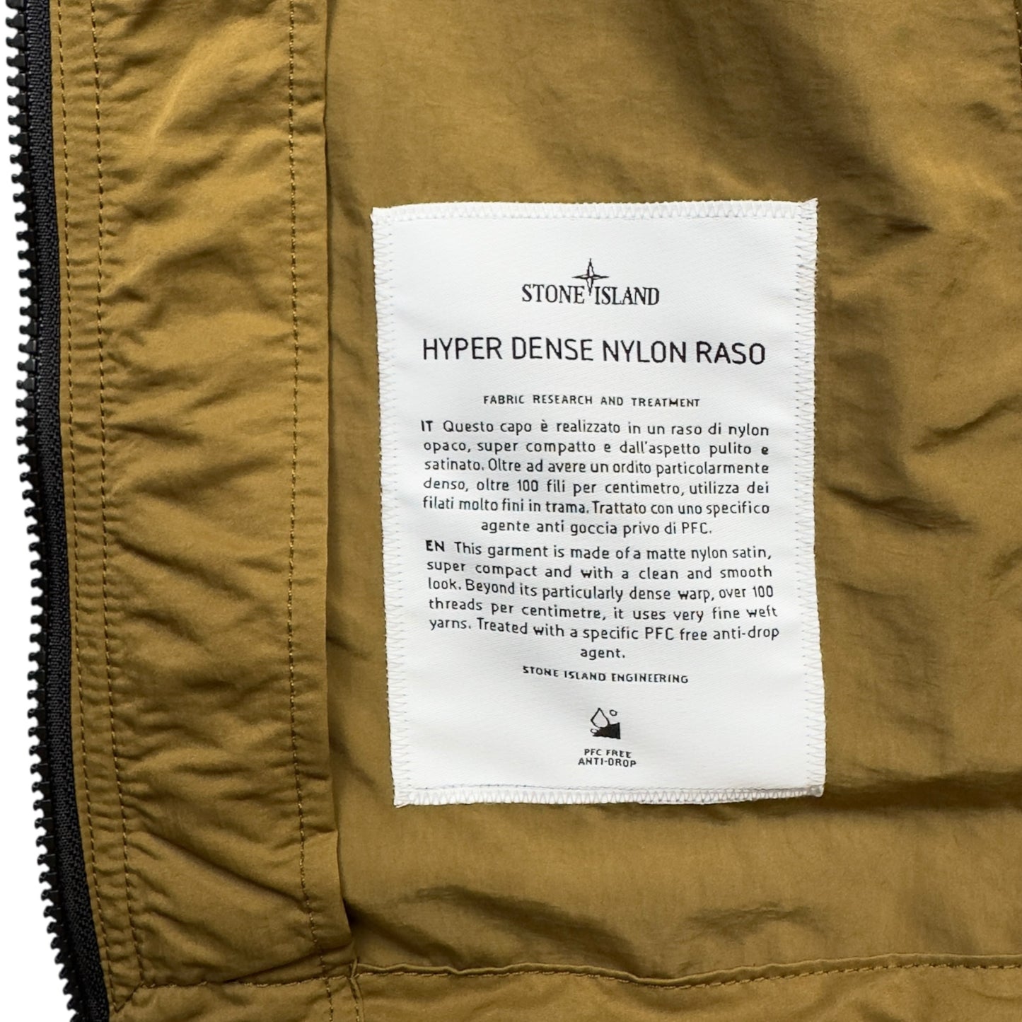 S/S 23 Stone Island Hyper Dense Nylon Raso Hooded Jacket