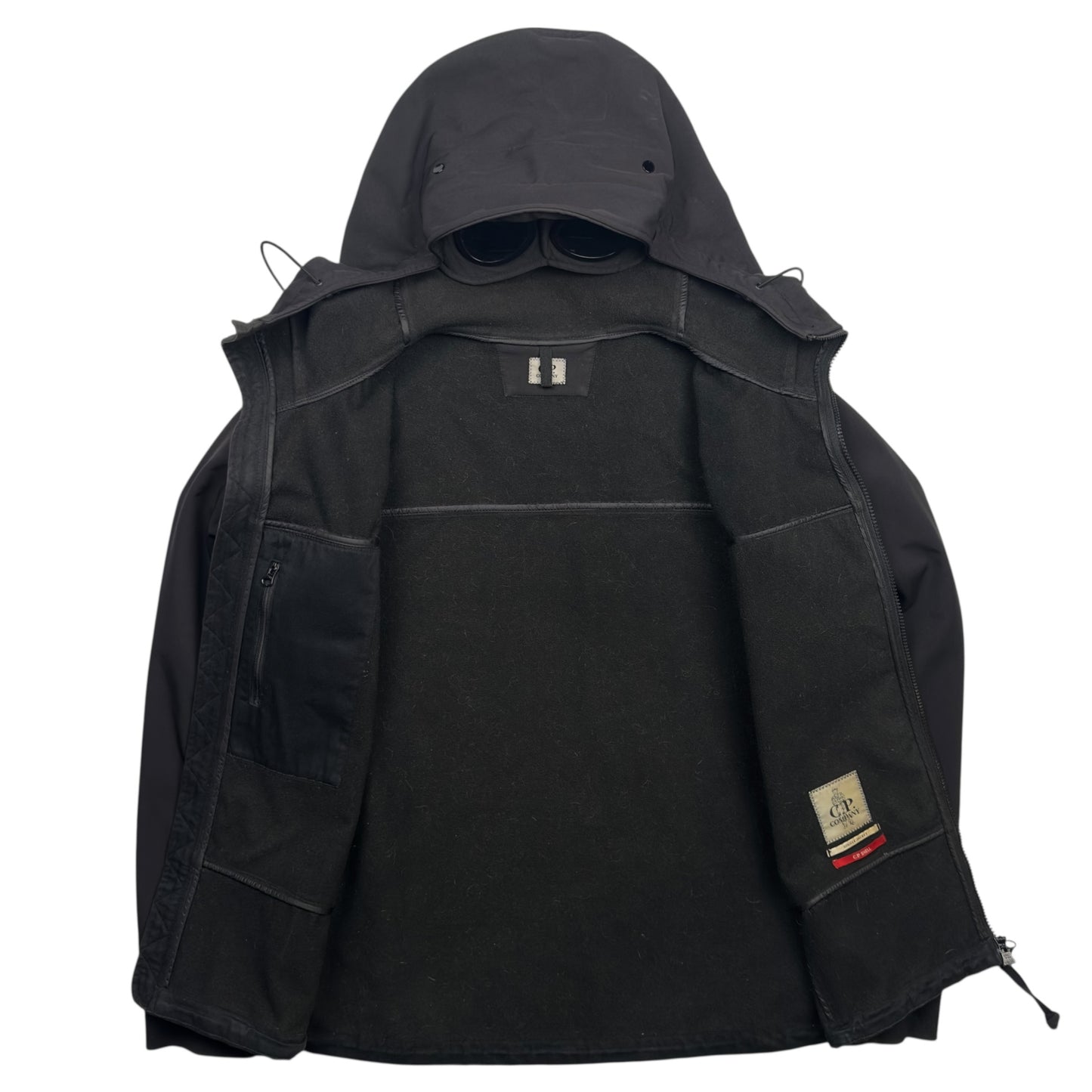 C.P. Company Soft Shell Goggle Jacket - Black