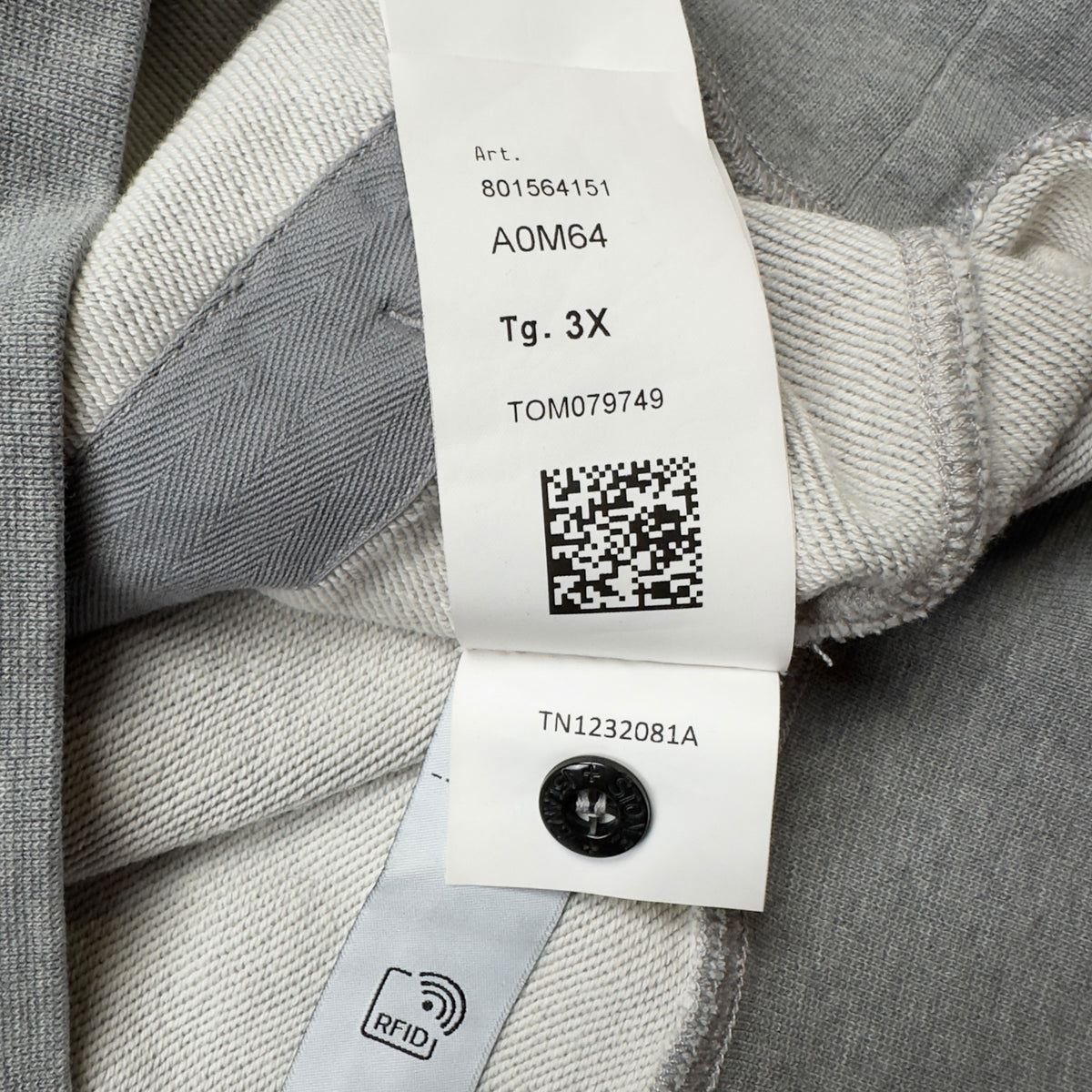 S/S 24 Stone Island Hoodie - Grey