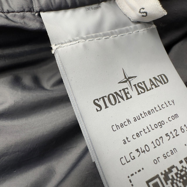A/W 22 Stone Island Opaque Nylon Twill Down-TC Puffer Jacket - Black