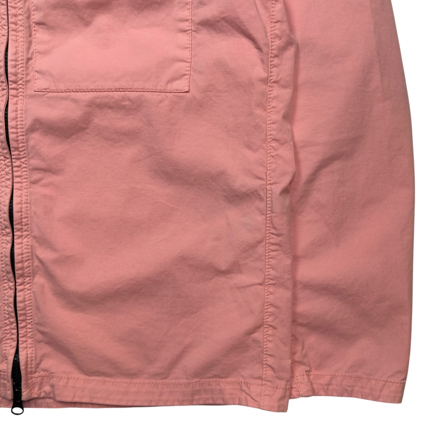 S/S 23 Stone Island Supima Cotton Twill Stretch-TC Overshirt - Pink