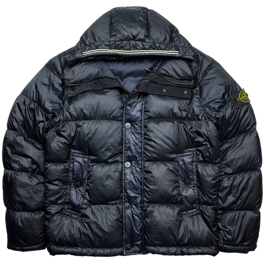 A/W 14 Stone Island Down_26 GR X SQM_N Down Puffer Jacket - Navy