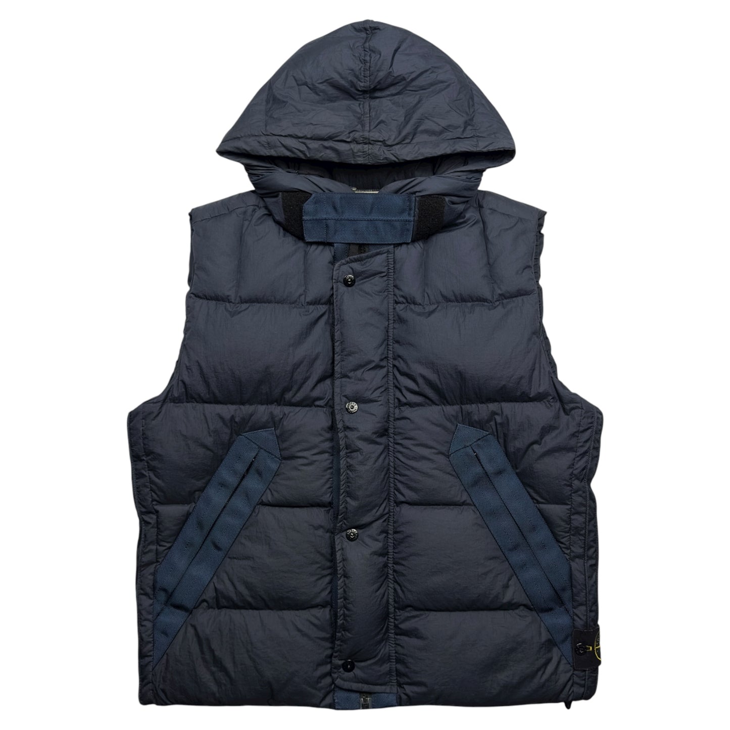 A/W 10 Stone Island Opaque Nylon Tela Down Puffer Gilet