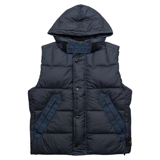 A/W 10 Stone Island Opaque Nylon Tela Down Puffer Gilet