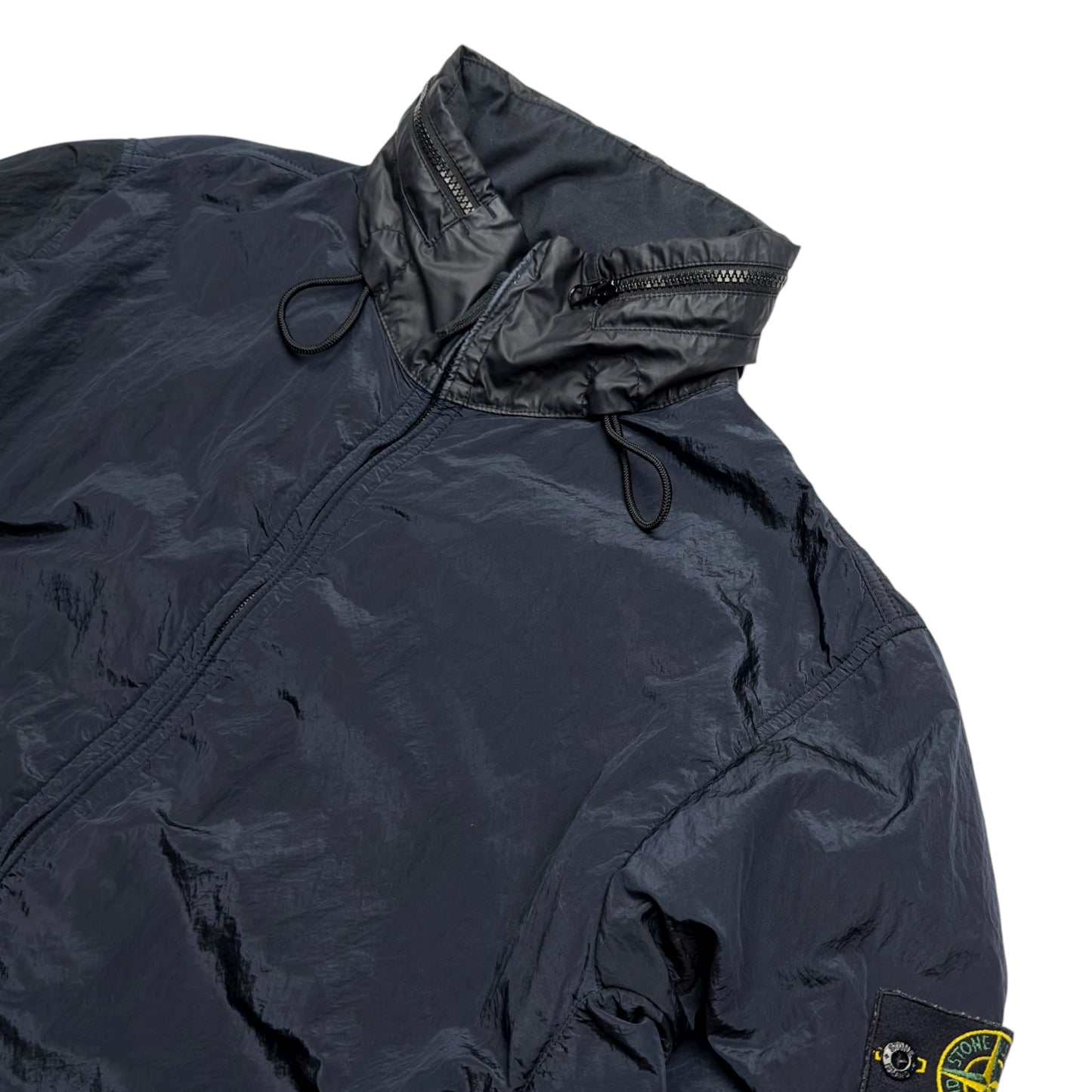 S/S 16 Stone Island Nylon Metal Tyvek Shield Jacket - Navy