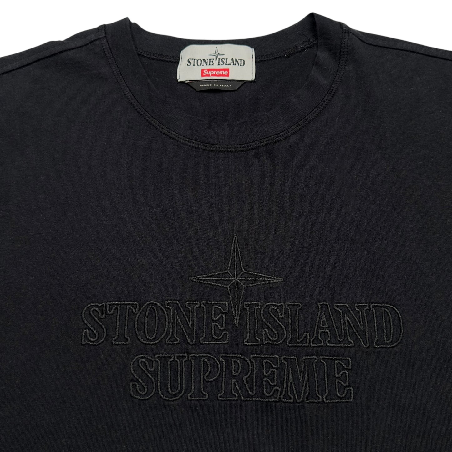 A/W 20 Stone Island X Supreme T-Shirt - Black