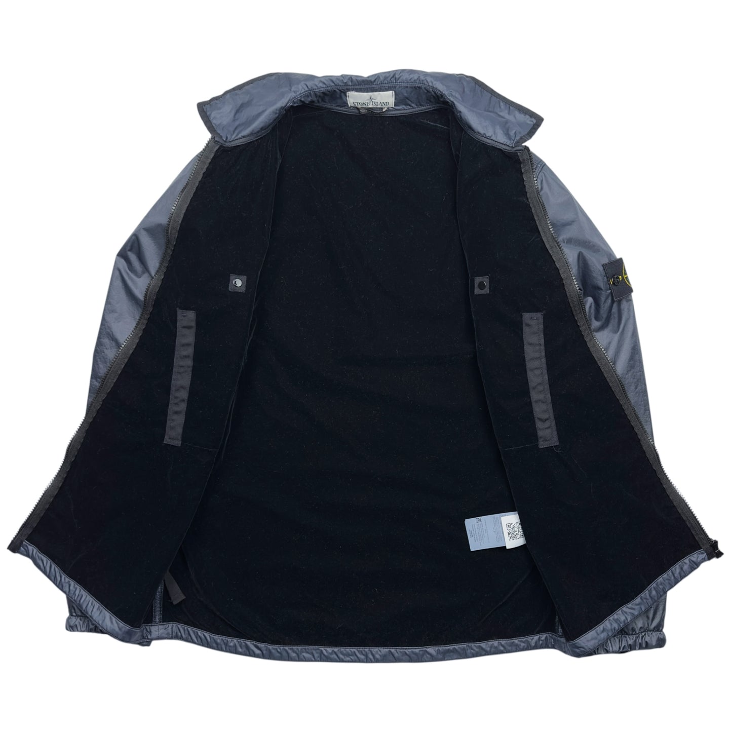 A/W 19 Stone Island Lamy Flock Overshirt - Navy