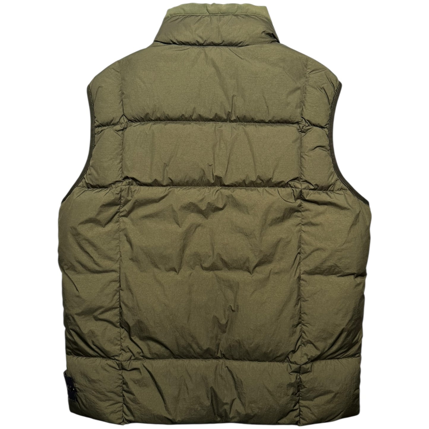 A/W 18 Stone Island Crinkle Reps NY Down Gilet - Khaki