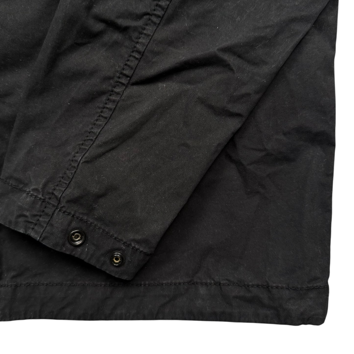 A/W 23 Stone Island Cotton Pocket Overshirt Jacket - Black
