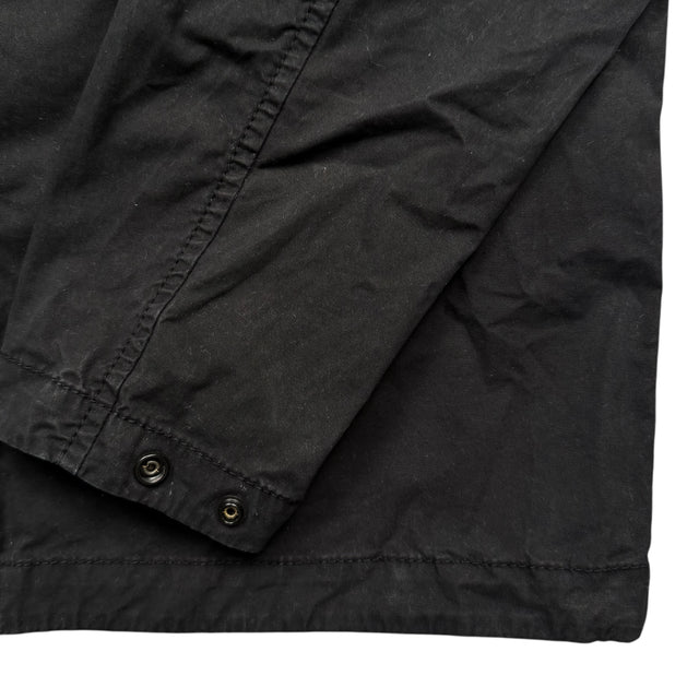 A/W 23 Stone Island Cotton Pocket Overshirt Jacket - Black