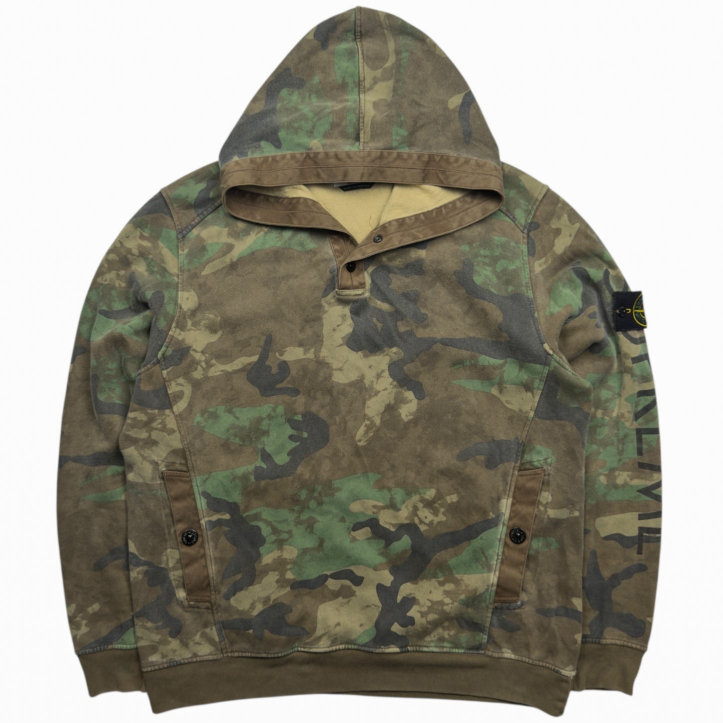 A/W 14 Stone Island X Supreme Camo Hoodie