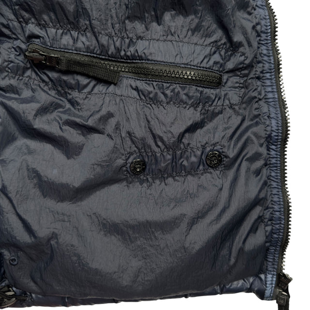 Stone Island Down_26 GR X SQM_N - Ultra Light Down Gilet - Navy