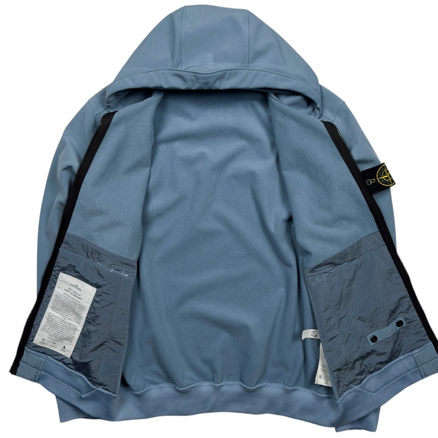 A/W 22 Stone Island Soft Shell R e.dye Jacket - Blue