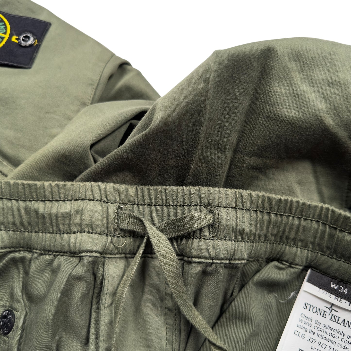 A/W 20 Stone Island Cargo Trousers - Dark Green
