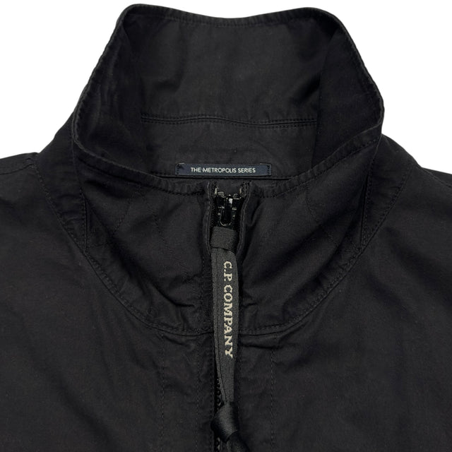 C.P. Company Metropolis Garbadine Overshirt - Black