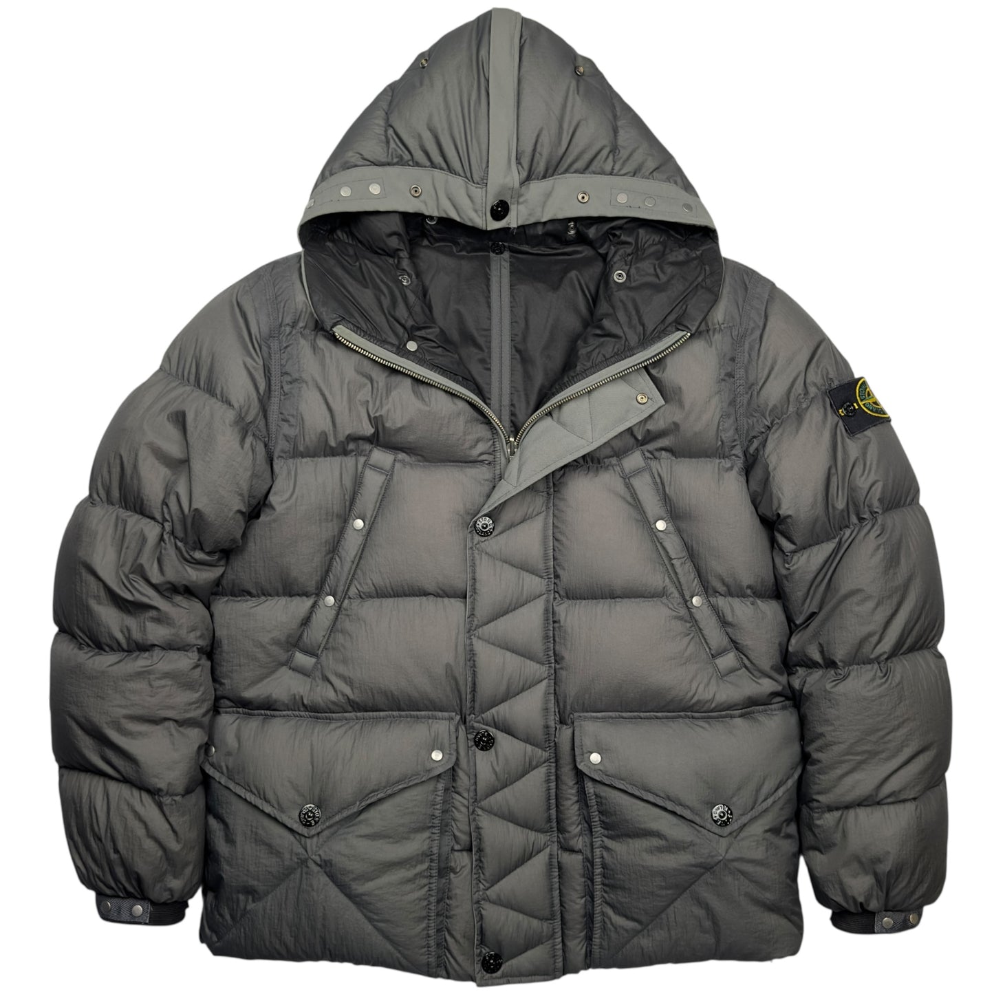 A/W 10 Stone Island Opaque Nylon Down Reversible Puffer Jacket