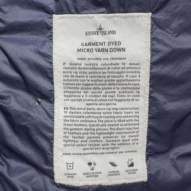A/W 17 Stone Island Micro Yarn Down Puffer Jacket