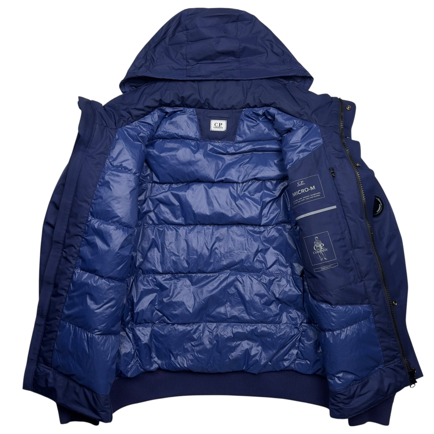 C.P. Company Micro M Down Jacket - Navy