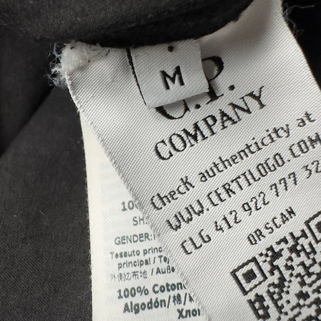 C.P. Company Gabardine Overshirt - Black