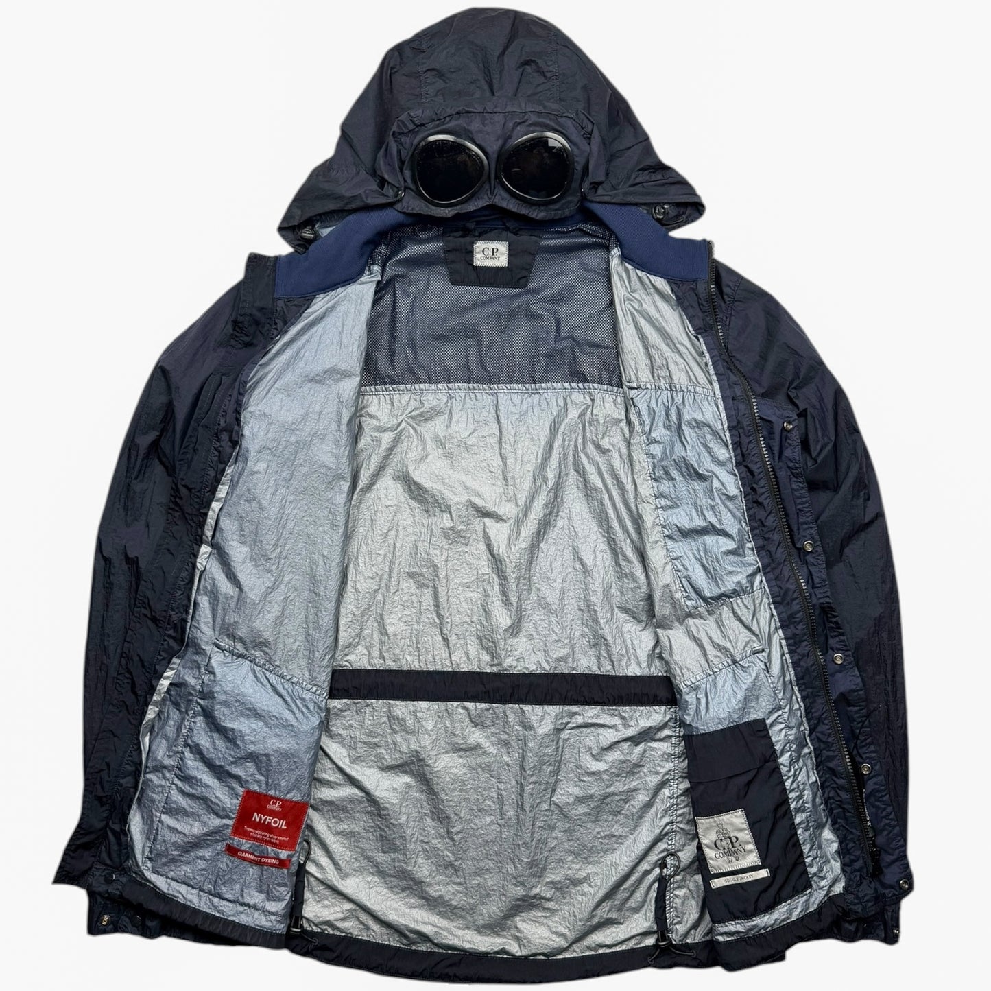 C.P. Company Nyfoil Goggle Jacket - Navy