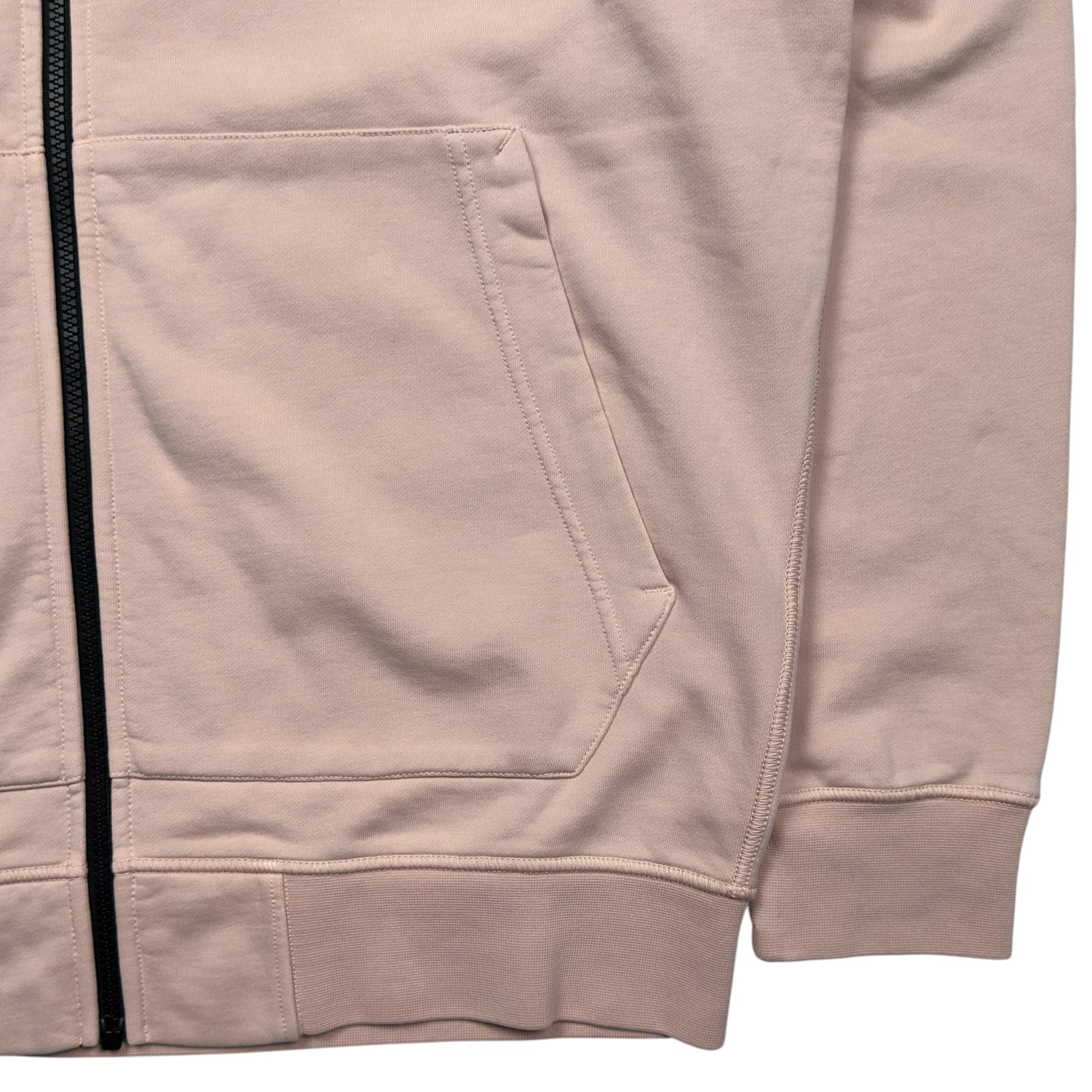 S/S 21 Stone Island Full Zip Hoodie - Dust Pink
