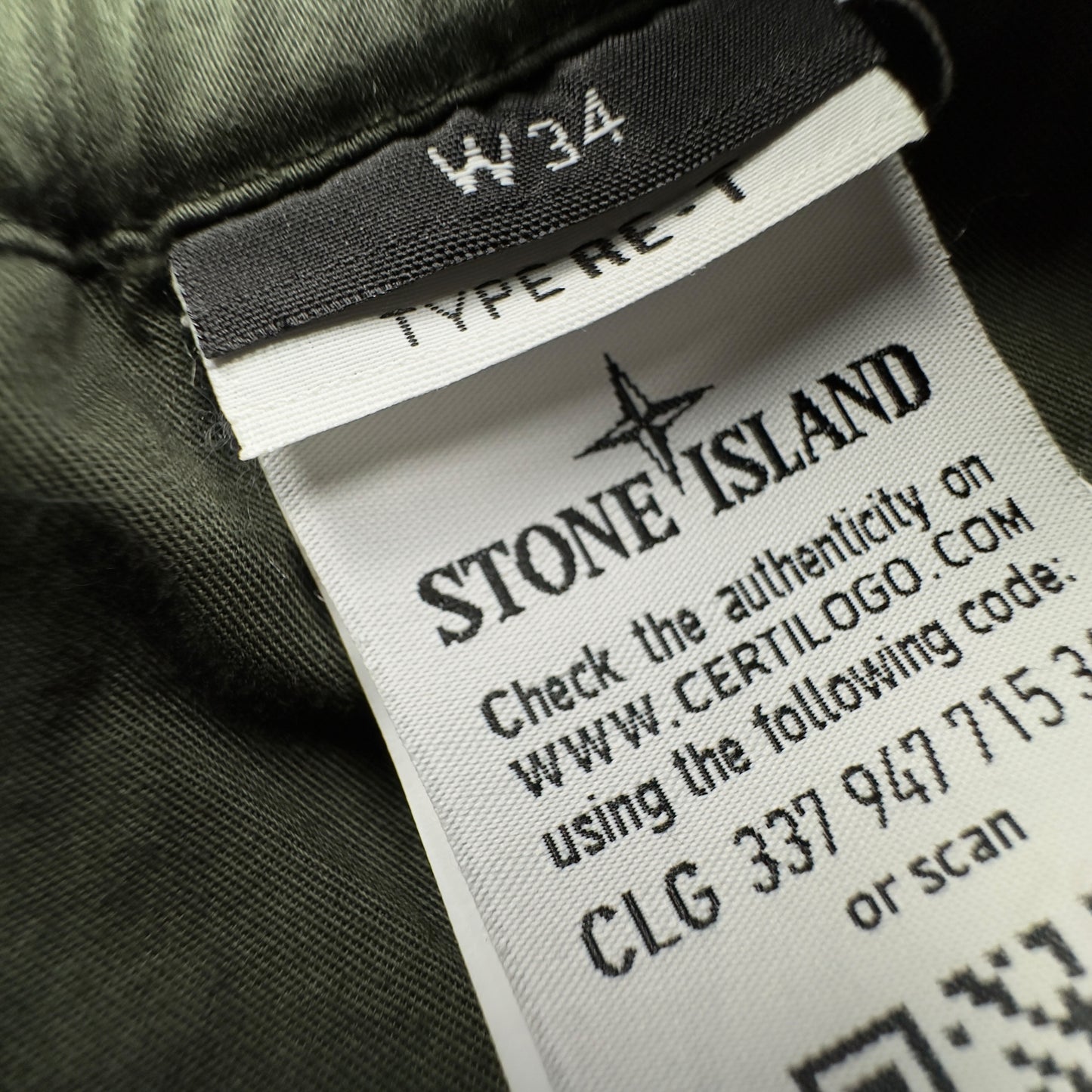 A/W 20 Stone Island Cargo Trousers - Dark Green