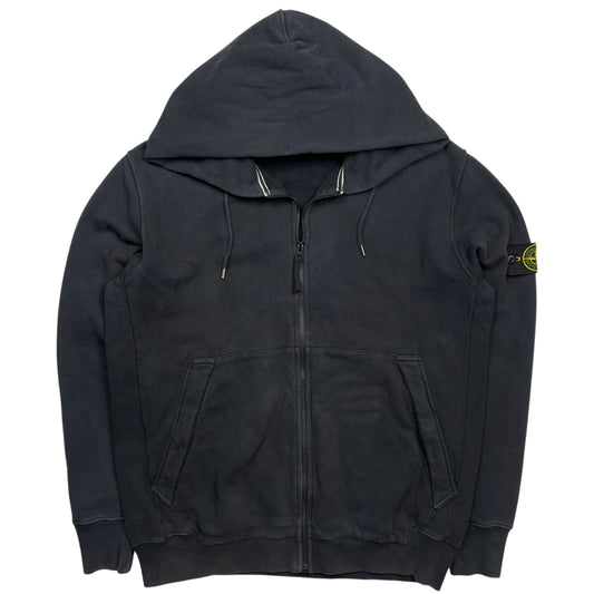 A/W 13 Stone Island Full Zip Hoodie - Navy
