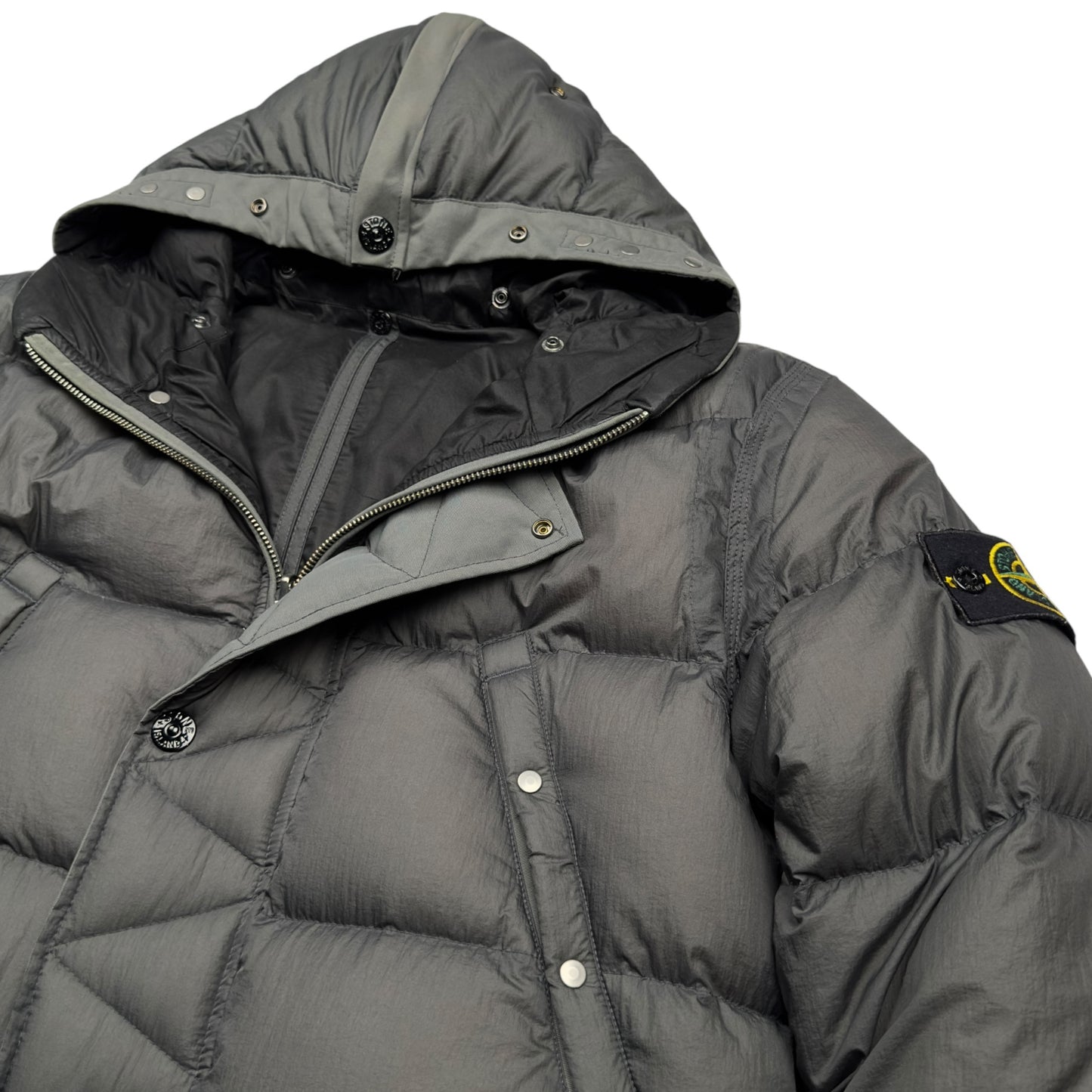 A/W 10 Stone Island Opaque Nylon Down Reversible Puffer Jacket