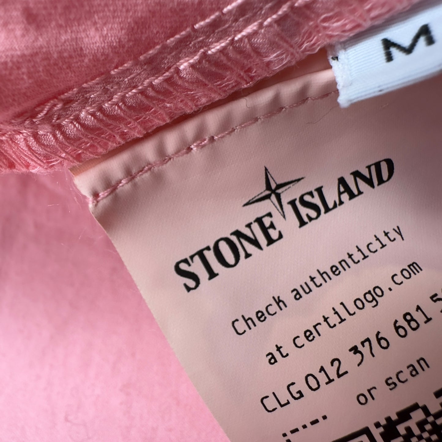 S/S 23 Stone Island Supima Cotton Twill Stretch-TC Overshirt - Pink