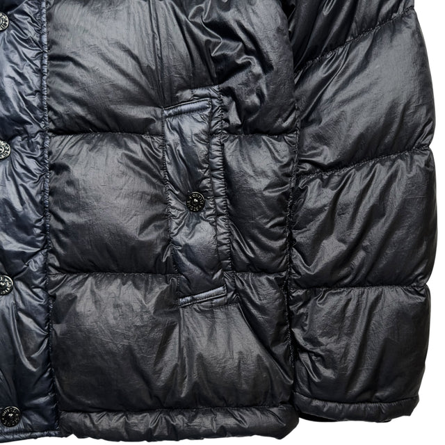 A/W 14 Stone Island Down_26 GR X SQM_N Down Puffer Jacket - Navy