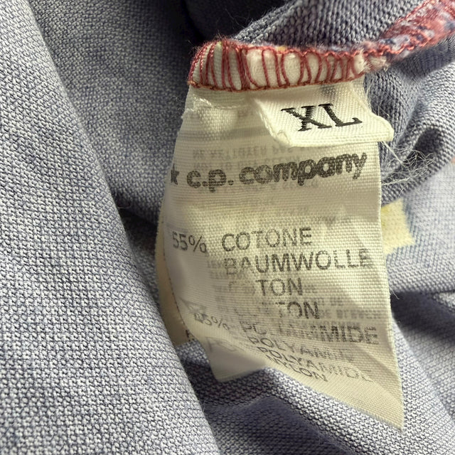 80's C.P. Company Floral Print Vintage Polo Shirt