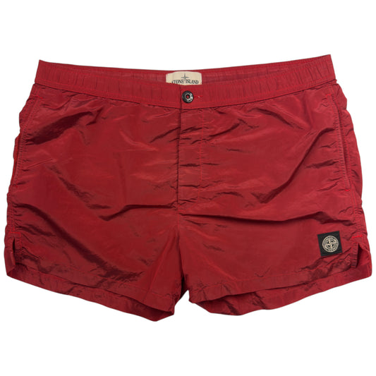 S/S 16 Stone Island Swim Shorts - Red