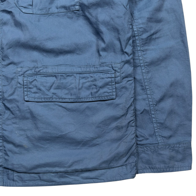 S/S 14 Stone Island Cotton Multipocket Overshirt - Blue