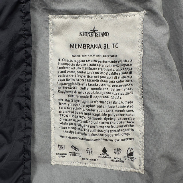 S/S 19 Stone Island Membrana 3L TC Jacket - Navy
