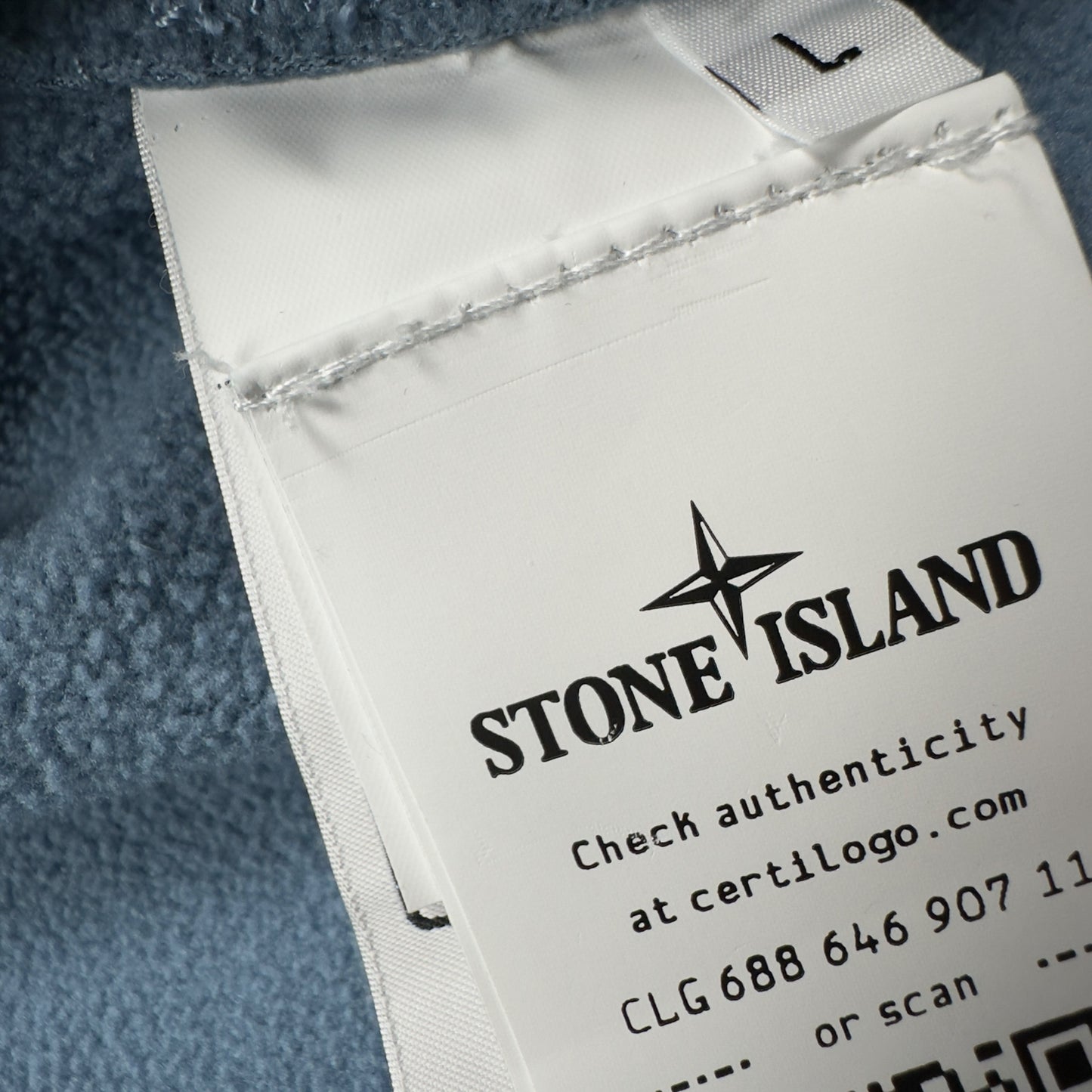 A/W 22 Stone Island Soft Shell R e.dye Jacket - Blue