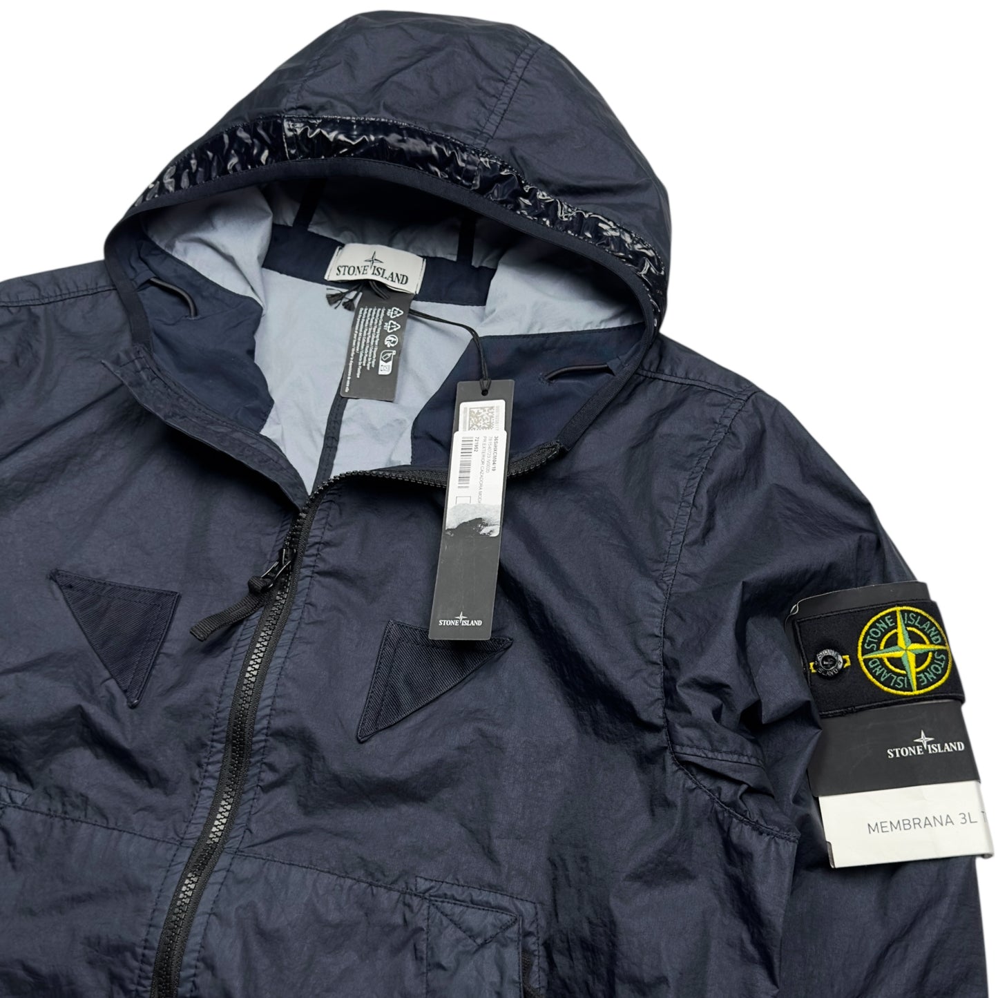 S/S 23 Stone Island Membrana 3L TC Jacket - Navy